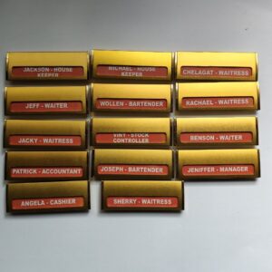 Custom Staff Name Tags