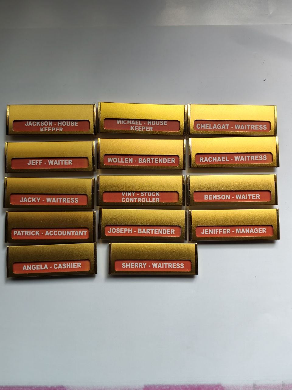 Custom Staff Name Tags